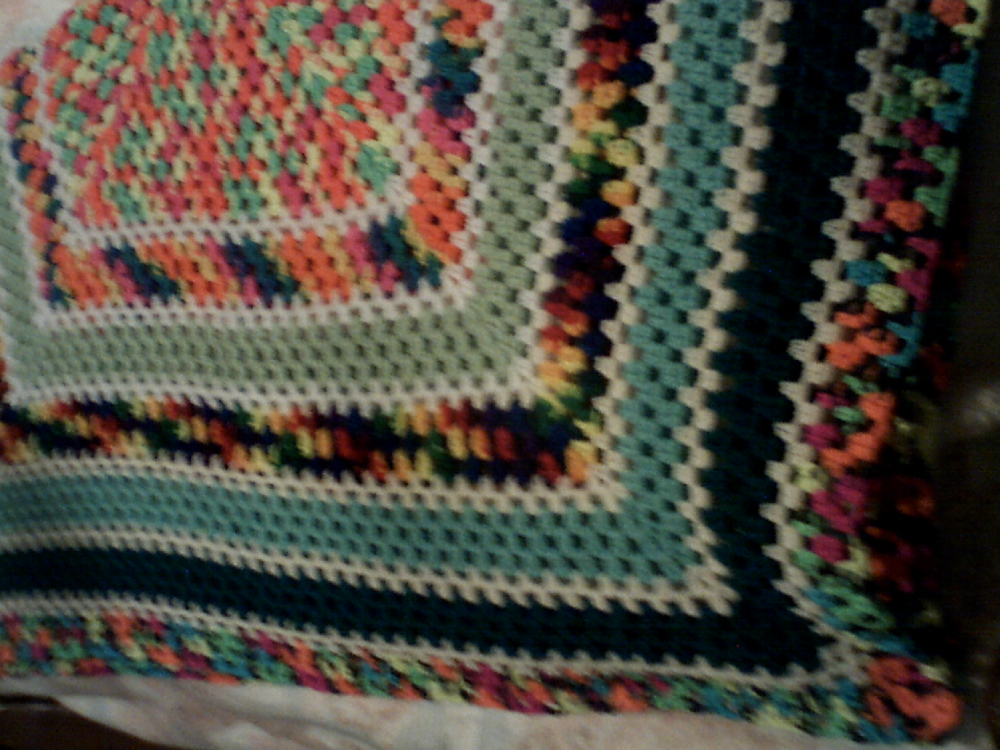 All Many Color Baby Blanket Small
